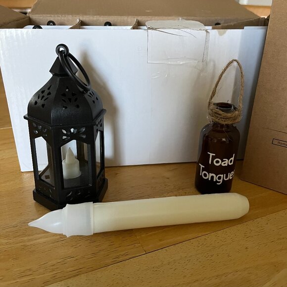 Magic Theme Harry Potter inspired and wizards - 10 LED Candles, 7 Mini Lanterns - Picture 1 of 4